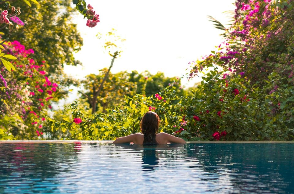 Bali – flowers, food, massage!